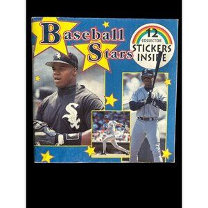 Baseball Stars 1994 12 Sticker Book NOS‎ Frank Thomas Ken Griffey Jr MLB